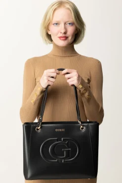 Guess Tote Eco Mietta NoelBLACK