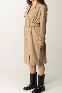 Guess Trench Coat Jade con Cintura RegolabileDESERT STORM MULTI