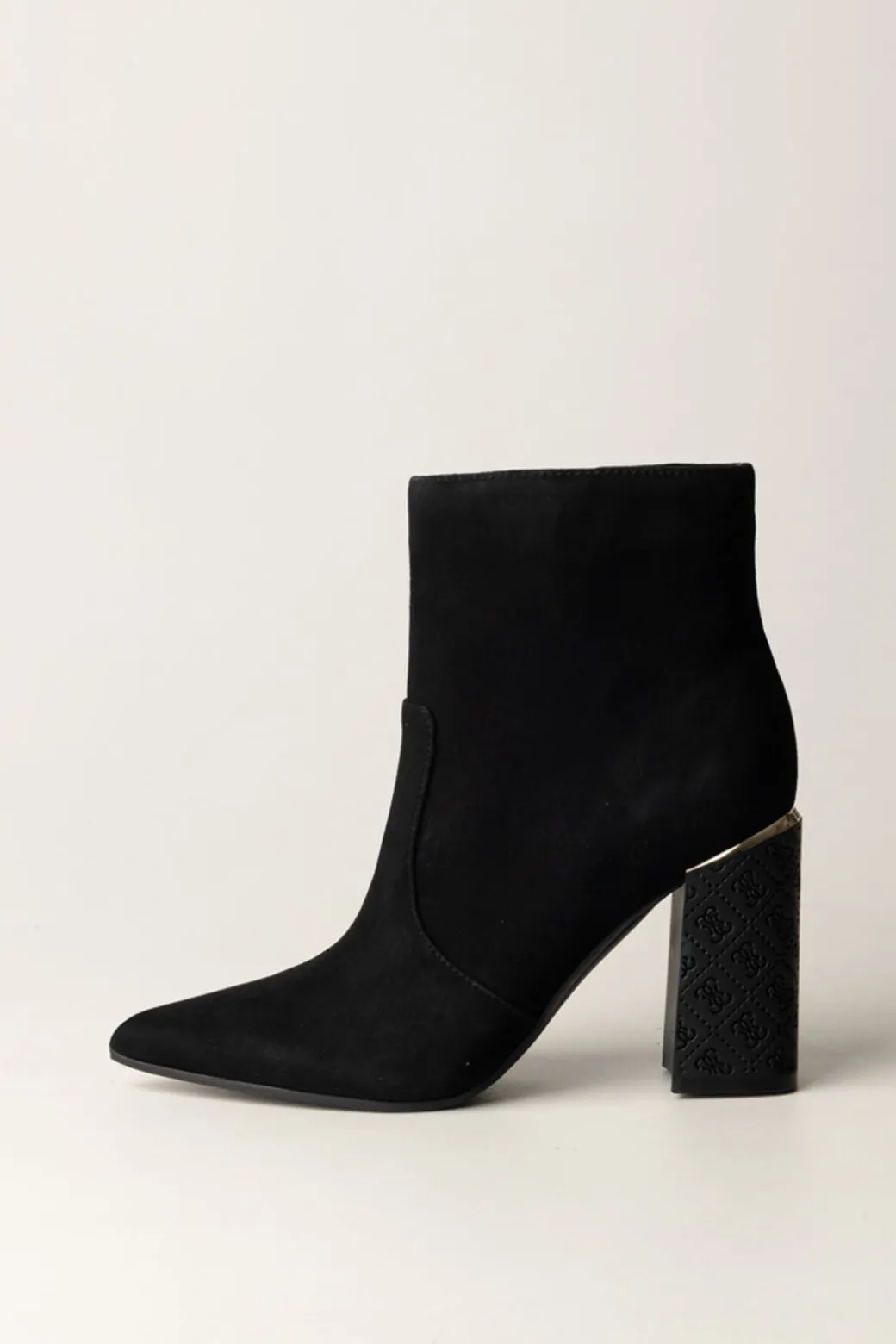 Guess Tronchetti Frenkie con Tacco LogatoBLACK