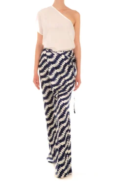 Jucca Jucca: Pantalone a Portafogli In Viscosa StampataBLU