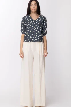 Jucca Pantaloni Palazzo con Elastico In VitaPANNA