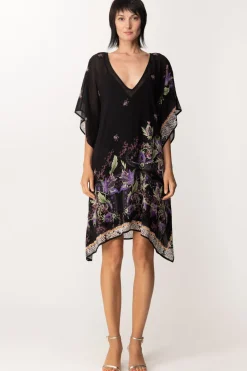 Just Cavalli Abito Kimono a FantasiaBLACK VARIANT
