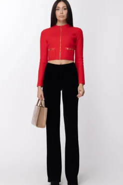 Just Cavalli Pantalone Vita Bassa a CostineBLACK