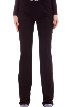 Just Cavalli Pantaloni Lunghi a CostineBLACK