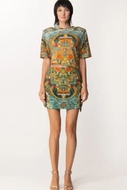 Just Cavalli T-shirt con Stampa FoulardJADE VARIANT