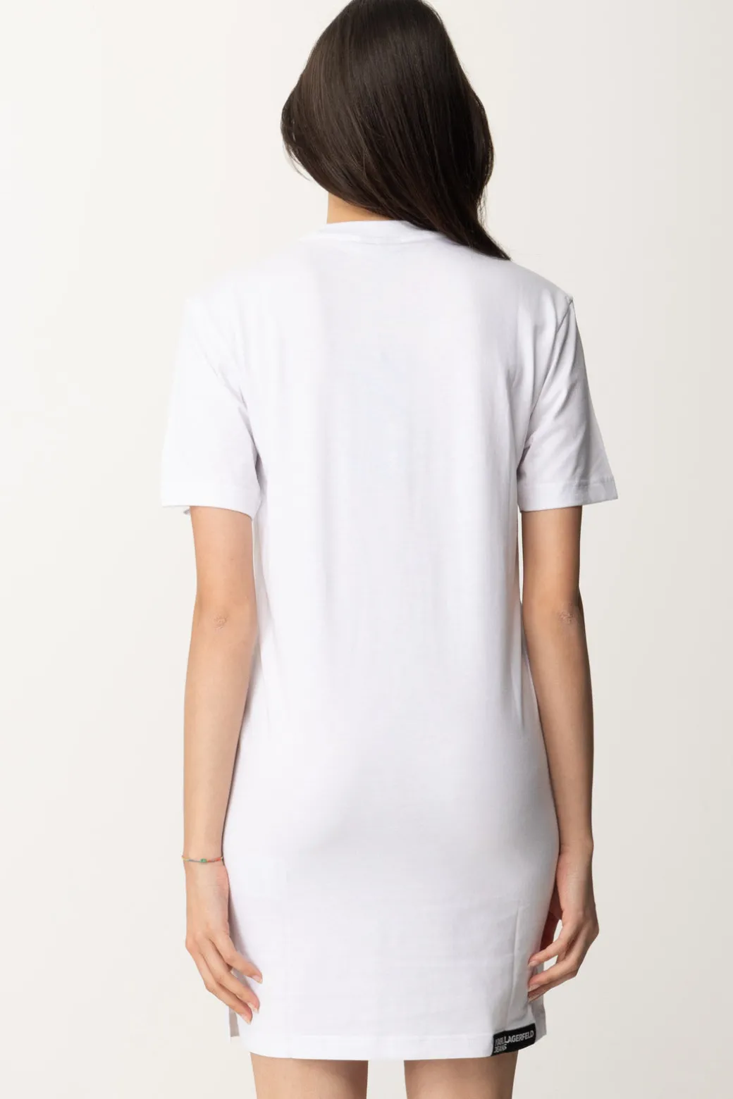 Karl Lagerfeld Abito T-shirt con StampaWHITE