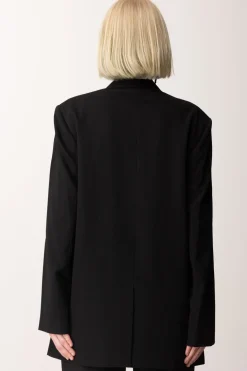 Karl Lagerfeld Blazer con Inserto In JeansBLACK / WASHED BLUE