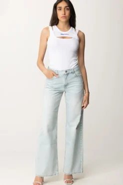 Karl Lagerfeld Canotta a CostineWHITE