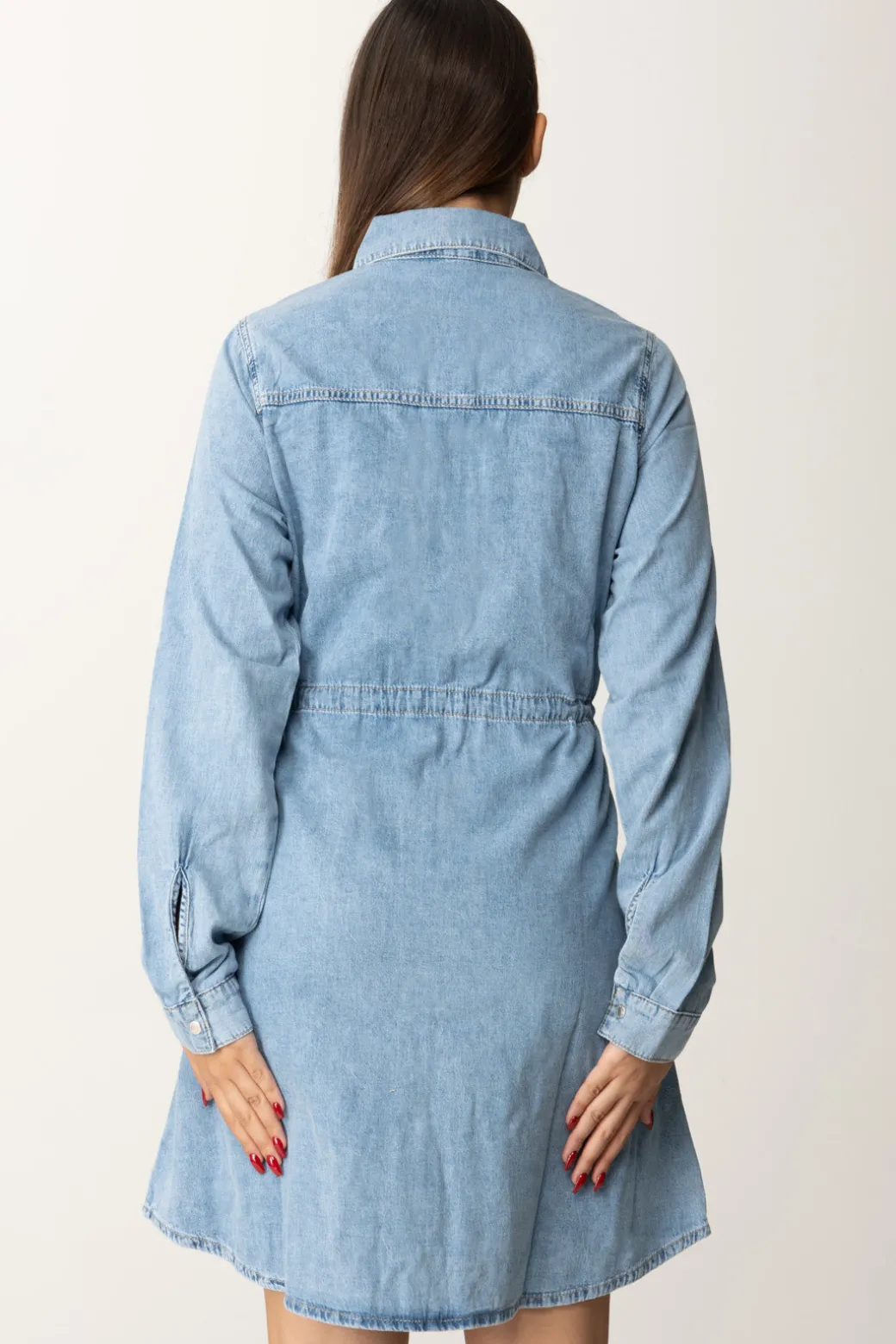 Karl Lagerfeld Chemisier In Jeans con CoulisseMIA BLUE STONE