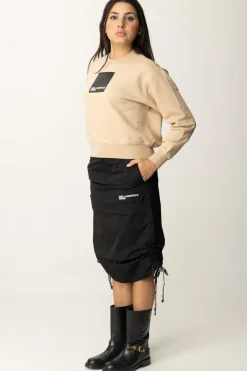 Karl Lagerfeld Gonna Utility con Lacci LogatiBLACK