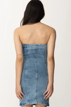 Karl Lagerfeld Mini Abito In JeansMID BLUE