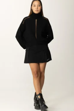 Karl Lagerfeld Minigonna Cargo con Logo RicamatoBLACK