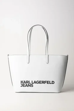 Karl Lagerfeld Tote Bag con LogoWHITE