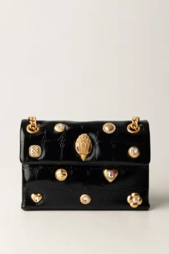 Kurt Geiger Mini Kensington Bag con Dettagli GioielloBLACK
