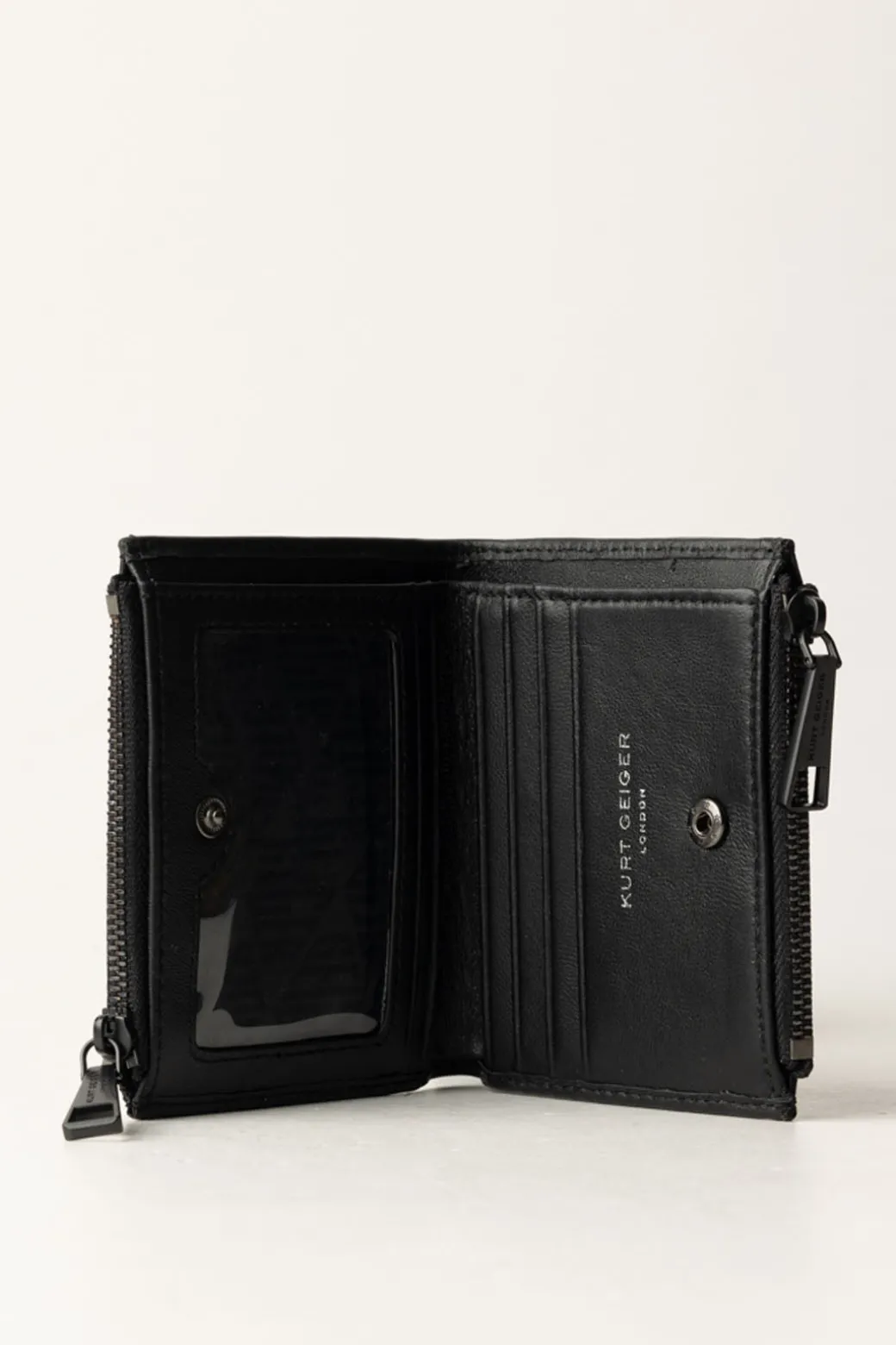 Kurt Geiger Mini Portafoglio TrapuntatoBLACK