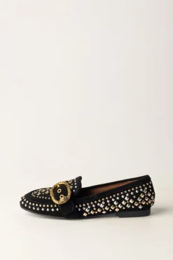 Kurt Geiger Mocassini con Borchie e Fibbia GioielloBLACK/COMB