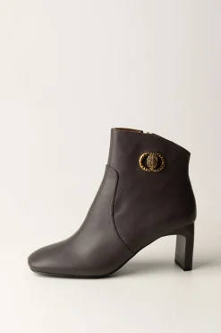 Kurt Geiger Stivali Chelsea Square Toe BootieDARK BROWN