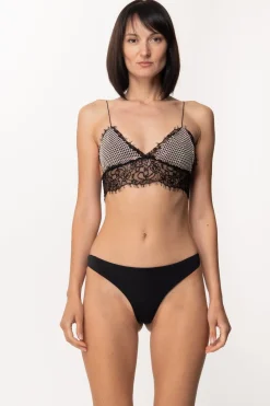 Mali Beachwear Bikini Top In Pizzo e ReteFANTASIA