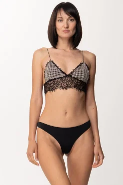 Mali Beachwear Bikini Top In Pizzo e ReteFANTASIA