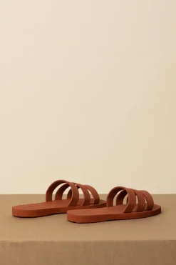 Manebi Sandali con Fascette Eva Swim HonululuORANGE RUST