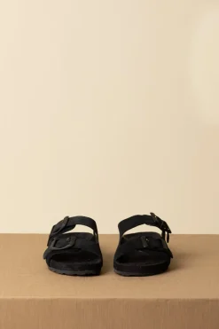 Manebi Sandali Nordic In CamoscioBLACK