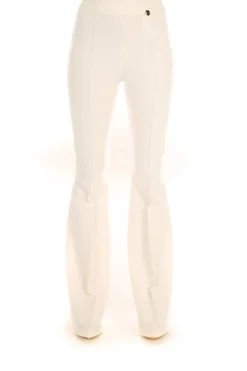 Mangano Mangano: Pantalone May Vita Alta AmpiOFFWHITE