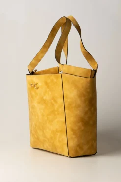 Manila Grace Borsa Cesta Maxi ScamosciataCURRY