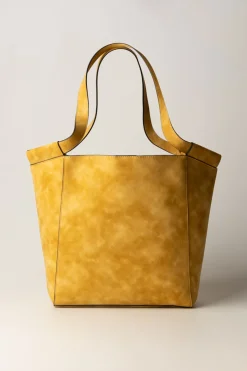 Manila Grace Borsa Cesta Maxi ScamosciataCURRY