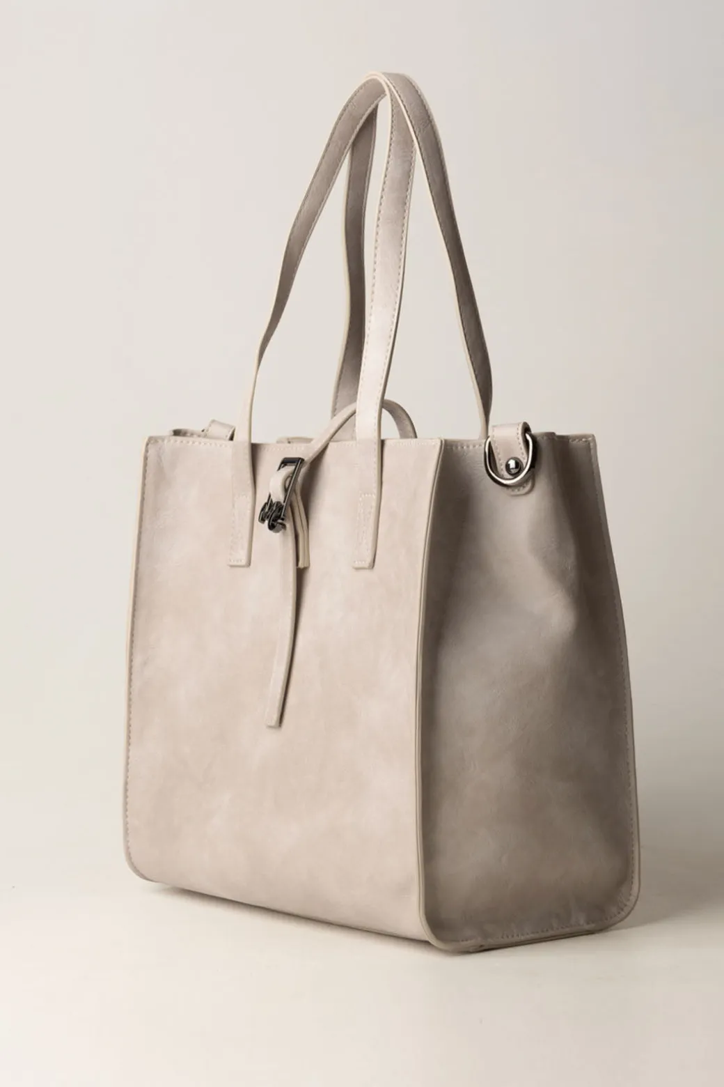 Manila Grace Borsa Felicia Piccola In Ecopelle MartellataOFF WHITE