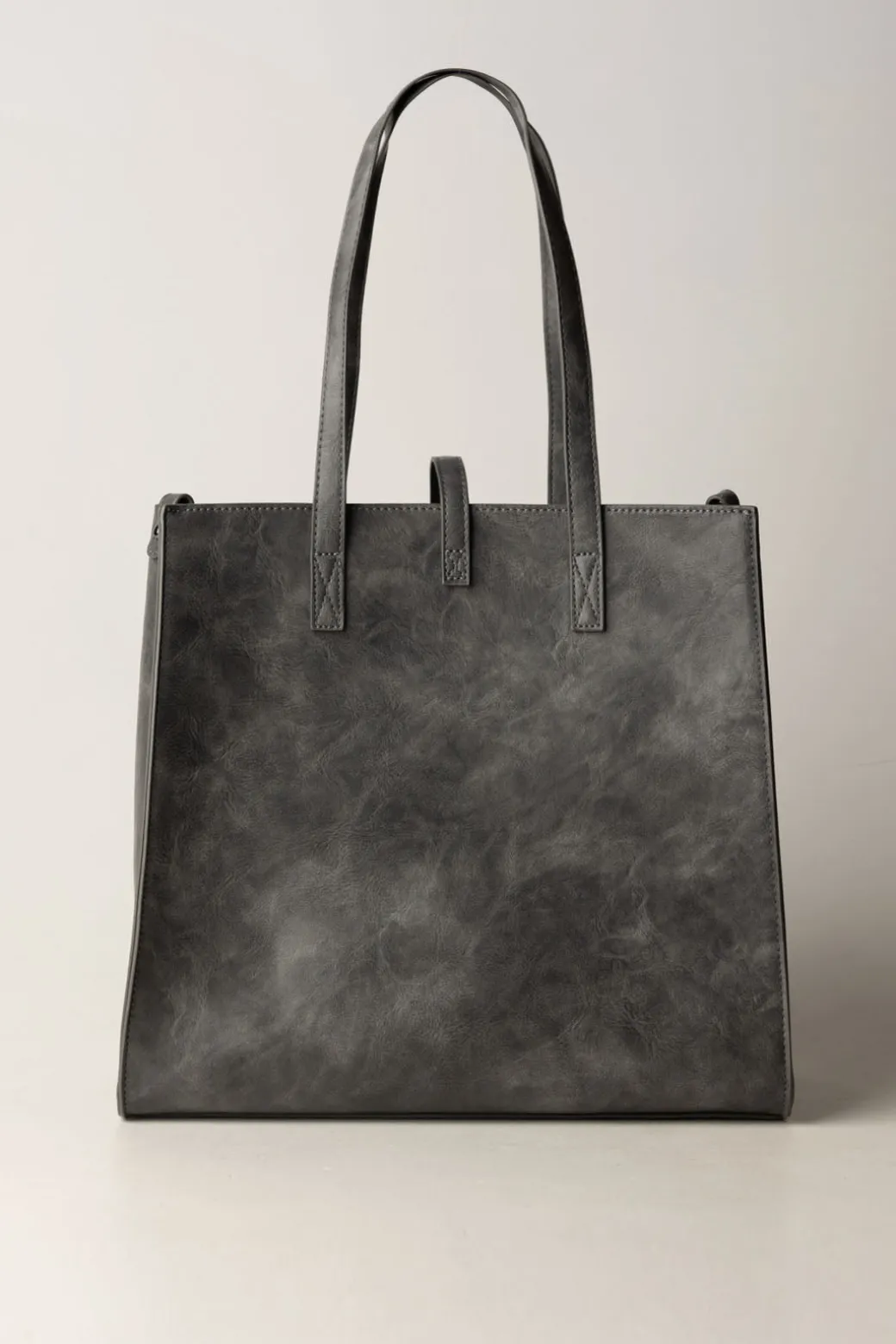 Manila Grace Borsa Felicia Media In Ecopelle MartellataIRON