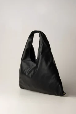 Manila Grace Borsa Sacca Morbida In EcopelleNERO