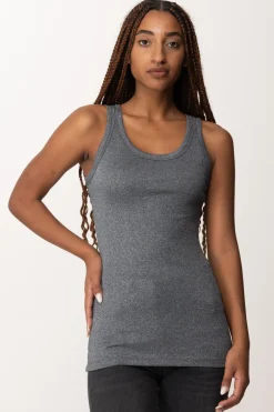 Manila Grace Canotta In Lurex a CostineCEMENTO