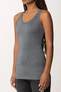 Manila Grace Canotta In Lurex a CostineCEMENTO