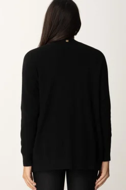 Manila Grace Cardigan Basic Senza BottoniNERO