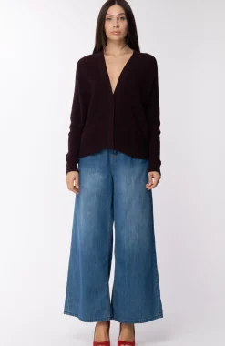 Manila Grace Cardigan Kimono Scollo Profondo a VWENGE