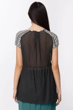 Manila Grace Casacca In Jersey con Stampa FlorealeVAR.UNICA