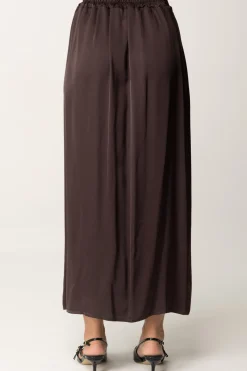 Manila Grace Gonna con Spacco LateraleCIOCCOLATO
