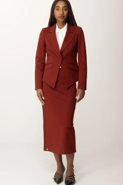 Manila Grace Gonna Midi BustierSIENA BROWN