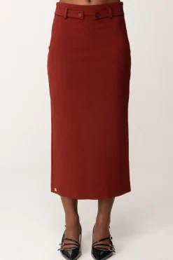 Manila Grace Gonna Midi BustierSIENA BROWN