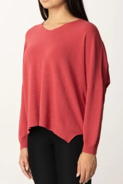 Manila Grace Maglia Asimmetrica con Scollo a VMARSALA