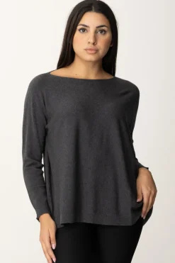 Manila Grace Maglia Poncho AsimmetricaIRON