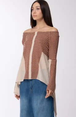 Manila Grace Maglia Spalle Scoperte a RigheNUDO