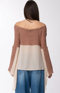 Manila Grace Maglia Spalle Scoperte a RigheNUDO