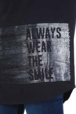 Manila Grace Manila Grace: T Shirtcollo Morbido CNERO