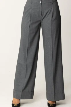 Manila Grace Pantaloni a Gamba LargaICE