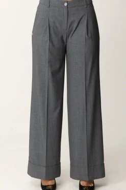 Manila Grace Pantaloni a Gamba LargaICE