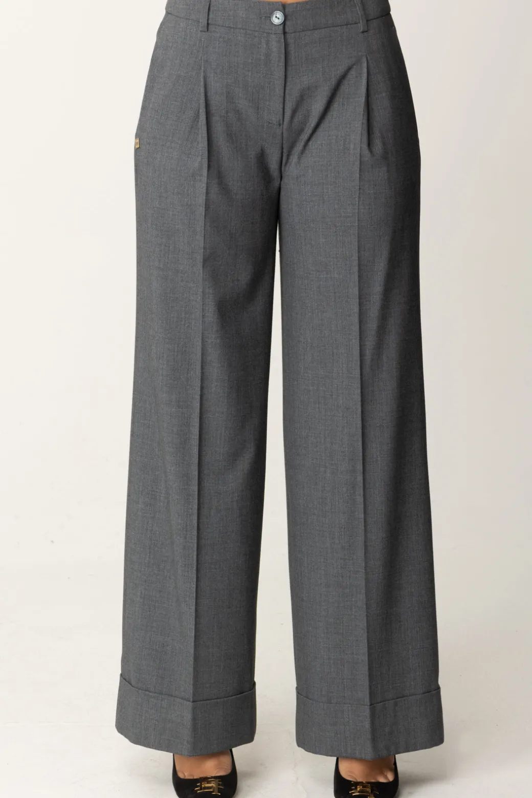 Manila Grace Pantaloni a Gamba LargaICE