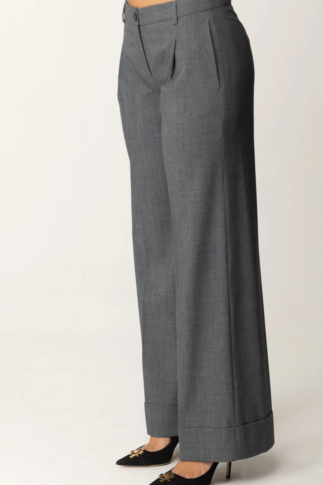 Manila Grace Pantaloni a Gamba LargaICE