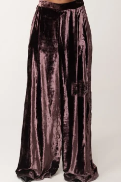 Manila Grace Pantaloni Palazzo In VellutoMALVA