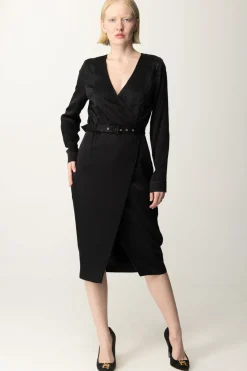 Marciano By Guess Abito Amalia Midi con CinturaJET BLACK A996